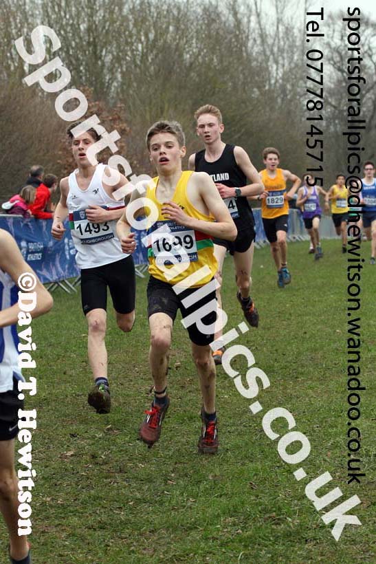 Boys under-15s Inter Counties Cross Country, Prestwold Hall, Loughborough. Photo: David T. Hewitson/Sports for All Pics